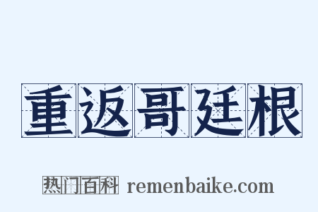 重返哥廷根是什么意思的图片